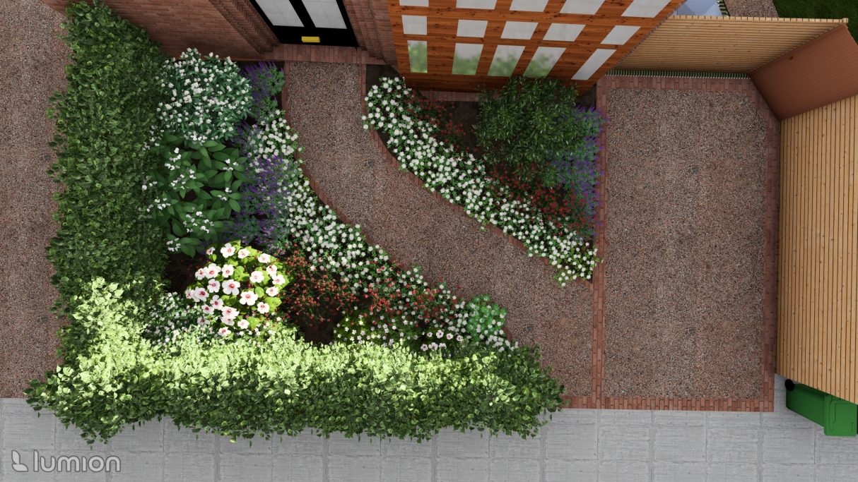 wimbledon garden detail front entrance